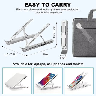 4 trong 1 Giá đỡ máy tính xách tay có sạc USB RGB Hợp kim nhôm phát sáng Chân đế mở rộng tản nhiệt có thể điều chỉnh cho bộ sạc giá đỡ máy tính xách tay