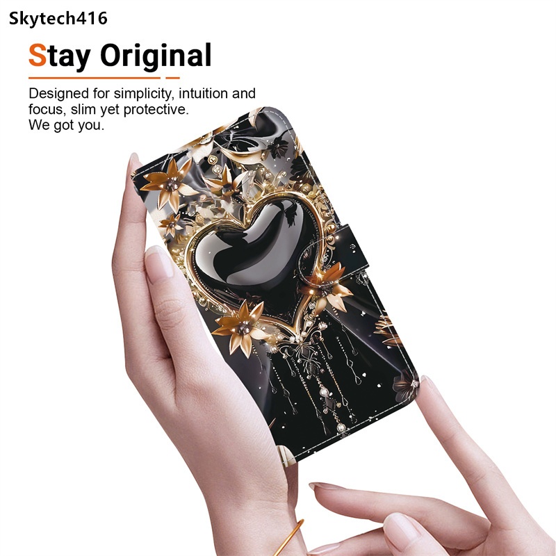 Ốp Lưng Cho Samsung Galaxy A20 A20S A23 A30 A30S A31 A32 A33 A40 4G 5G Ốp Lưng Khe Cắm Thẻ Kiểu Đứng Chống Rơi Ví Da PU Flip Bảo Vệ