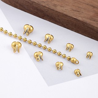Phụ kiện trang sức handmade từ vàng 18K và thép không gỉ, dùng để kết nối hạt trang sức