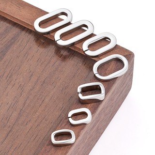 Thép Không Gỉ Hình Bầu Dục Cho DIY Dây Chuyền Và Bracelet - Phụ Kiện Thời Trang Không Phai Màu
