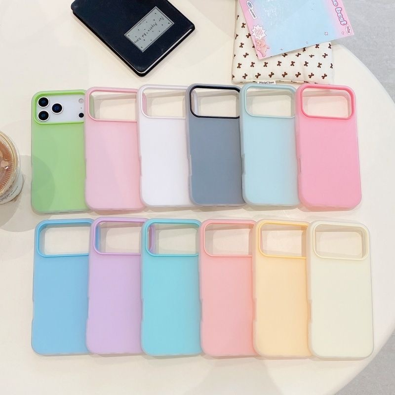 Ốp Điện Thoại Silicon Mềm Mờ Sang Trọng Cho iPhone 16 15 14 13 12 11 Pro Max 16 15 Plus Ốp Lưng Chống Sốc Chắc Chắn