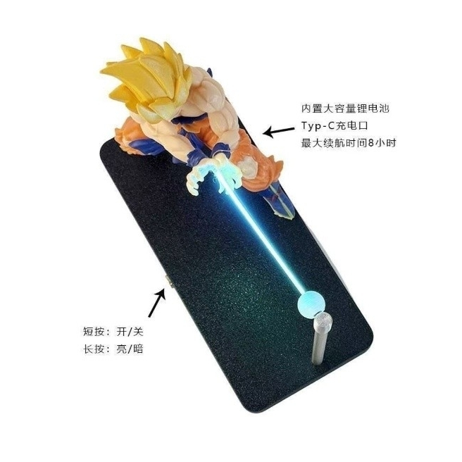 Dragon Ball Hand Made Ngộ Không Đèn Ngủ Từ Tính Levitation Từ Ánh Sáng Không Khí Đèn Ngủ Trang Trí Thích Hợp Cho Phòng Ngủ Trang Trí Nội Thất Ô Tô