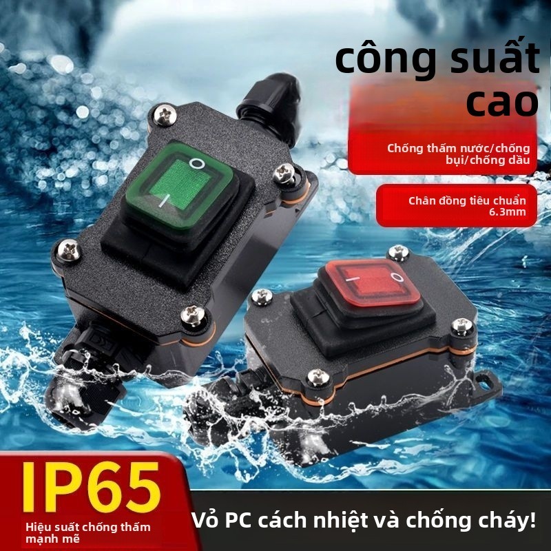 Xe Máy Pin Tắt Công Tắc 12 Điện Phun Đôi Xi Lanh Làm Mát Bằng Nước Chống Thấm Nước 12V Bơm Dầu Chống Thấm Nước Công Tắc XNBX