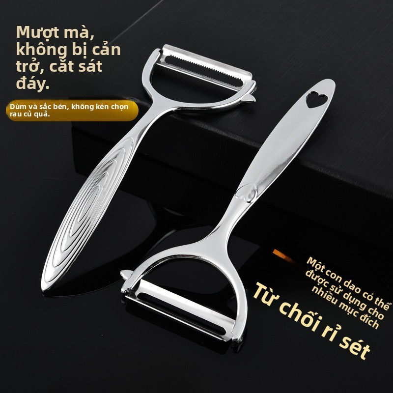 Sản phẩm mới Hợp kim kẽm Paring Dao chiến đấu xixi Punch Melon Planer Mông Không thu hút Thép lột Dụng cụ tiện dụng Dao trái cây QHRB