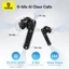 Tai Nghe Baseus BS1 NC Chuẩn Studio Bluetooth 6.0 Gấp Đôi Bass – Chống Nước, Pin 40 Giờ, Nghe Cực Phê, Gọi Cực Đã Với 6 Mic Lọc Ồn Đỉnh
