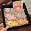 Set 5 Kẹp Tóc Đan Len Thủ Công Hình Hoa Phong Cách vintage Dễ Thương Ngọt Ngào Cho Nữ