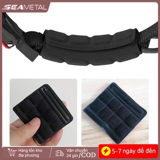 SEAMEMETALMETALL Mũ Bảo Hiểm Chin Pad Miếng Lót Bọt Bộ Chin Dây Đeo Đệm Thay Thế Đa Năng Cho Xe Đạp Xe Đạp Xe Đạp Xe Máy Đua Mũ Bảo Hiểm