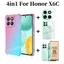 Ốp điện thoại chống sốc màu Gradient 4in1 Honor X6C cho Honor X7C X8C X6B X7B X8B + Phim gốm bảo vệ màn hình + Phim ống kính + Phim mặt sau