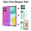 Ốp điện thoại chống sốc màu Gradient 4in1 Honor X6C cho Honor X7C X8C X6B X7B X8B + Phim gốm bảo vệ màn hình + Phim ống kính + Phim mặt sau