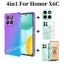 Ốp điện thoại chống sốc màu Gradient 4in1 Honor X6C cho Honor X7C X8C X6B X7B X8B + Phim gốm bảo vệ màn hình + Phim ống kính + Phim mặt sau