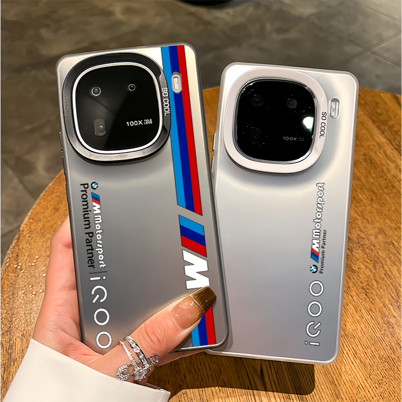 Dành Cho IQOO 15 Ultra 15R / 13 / 12 / 11 Neo 11 / Neo 10 / 9 Pro Z9 Turbo Z10 Turbo Z11 Turbo Đồng Thương Hiệu BMW GT Design Tech Đầy Màu Sắc Mờ Full Cover PC Vỏ Điện Thoại Chống Sốc