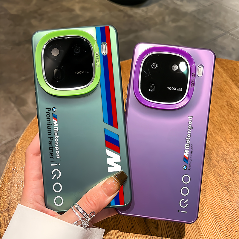Dành Cho IQOO 15 Ultra 15R / 13 / 12 / 11 Neo 11 / Neo 10 / 9 Pro Z9 Turbo Z10 Turbo Z11 Turbo Đồng Thương Hiệu BMW GT Design Tech Đầy Màu Sắc Mờ Full Cover PC Vỏ Điện Thoại Chống Sốc