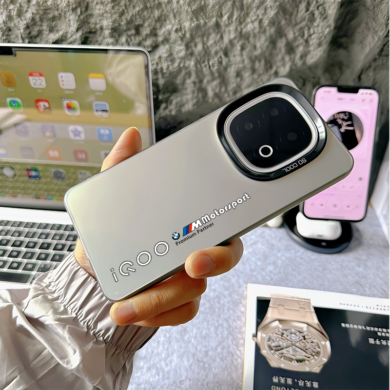 Dành Cho IQOO 15 Ultra 15R / 13 / 12 / 11 Neo 11 / Neo 10 / 9 Pro Z9 Turbo Z10 Turbo Z11 Turbo Đồng Thương Hiệu BMW GT Design Tech Đầy Màu Sắc Mờ Full Cover PC Vỏ Điện Thoại Chống Sốc