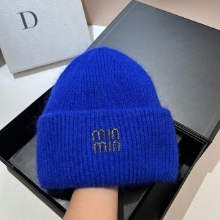 Mũ len dệt kim ấm áp mùa đông, họa tiết chữ trendy cho cả nam và nữ