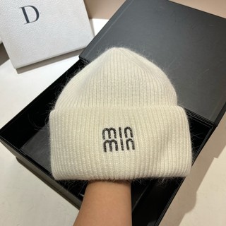 Mũ len dệt kim ấm áp mùa đông, họa tiết chữ trendy cho cả nam và nữ