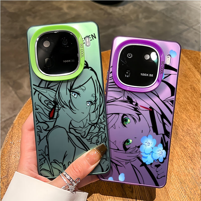 Ốp Điện Thoại Nhân Vật Anime Frieren Cho iQOO 15 13 12 Pro Z10 Turbo Z9 Z9X Neo 11 / Neo 10 Pro Neo 9 Micro Matte Frosted Phone Case Cho iQOO Z9 Turbo Z8 Vỏ iQOO Chống Sốc