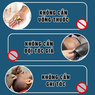 Tinh chất hỗ trợ tăng trưởng tóc, giảm hói đầu, rụng tóc areata, rụng tóc Địa Trung Hải, rụng tóc bẩm sinh