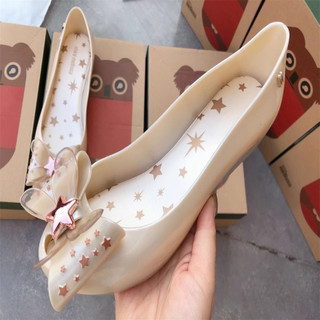 Giày Nữ Brazil Melissa Star Bow Fish Mouth Dép Thời Trang