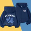 Áo Hoodie Khoác Bé Trai, Kiểu Khoá Kéo Có Túi , áo khoác thể thao bé trai xe in phi hành gia