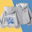 Áo Hoodie Khoác Bé Trai, Kiểu Khoá Kéo Có Túi , áo khoác thể thao bé trai xe in phi hành gia