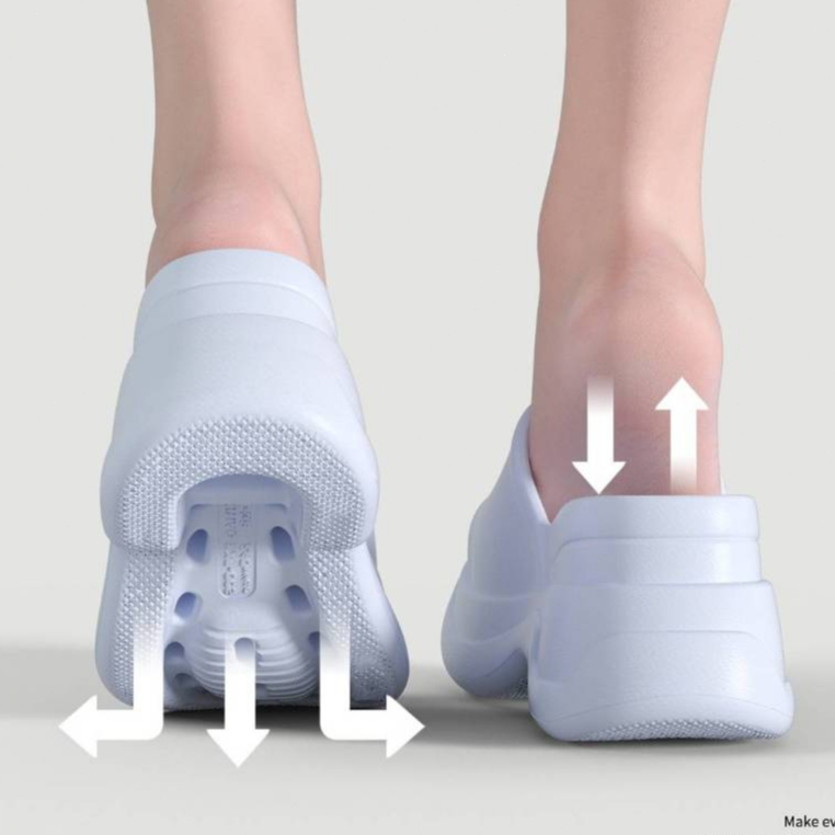 XIXITIAO Dép Dép Cao Gót Nữ Đế Dày 9cm Đơn Giản Màu Trơn Mùa Hè Thường Ngày