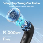 Aecooly Aero Pro Quạt Cầm tay sạc Quạt mini cầm tay , led Màn Hình vỏ bảo vệ mini Turbo mạnh mẽ, tốc độ cao 19000 vòng / phút, Thời gian làm mát tối đa 14 giờ, led Màn Hình , Túi xách du lịch nhỏ cá nhân có thể sạc lại — ảnh 2