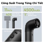 Aecooly Aero Pro Quạt Cầm tay sạc Quạt mini cầm tay , led Màn Hình vỏ bảo vệ mini Turbo mạnh mẽ, tốc độ cao 19000 vòng / phút, Thời gian làm mát tối đa 14 giờ, led Màn Hình , Túi xách du lịch nhỏ cá nhân có thể sạc lại — ảnh 4