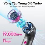 Aecooly Quạt cầm tay cầm tay Mini USB có thể sạc lại Màn hình LED tuổi thọ pin dài có thể điều chỉnh tốc độ 4500mAh — ảnh 3