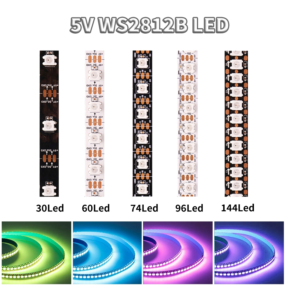 Loamlin Ws2812b - Tira Led Rgb Direccionable Individualmente | Envío Gratis