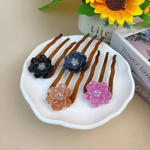 Mới! Kẹp tóc hình chữ U sóng ba gót chống trơn trượt, phù hợp cho cuộn tóc và đội mũ