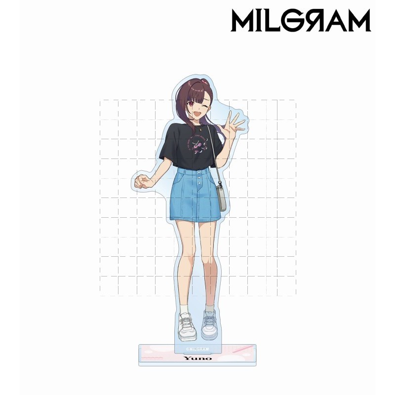 Đế Acrylic thời gian thường ngày MILGRAM - Muu Futa Kotoko Yuno Mikoto ES (Unoff Anime Hình Merch)