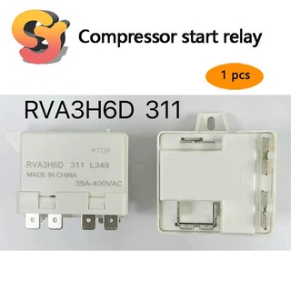 [Hàng có sẵn] 1 Rơle khởi động máy nén RVA3H6D 311 35A-400V Phụ kiện máy làm đá Rơle khởi động
