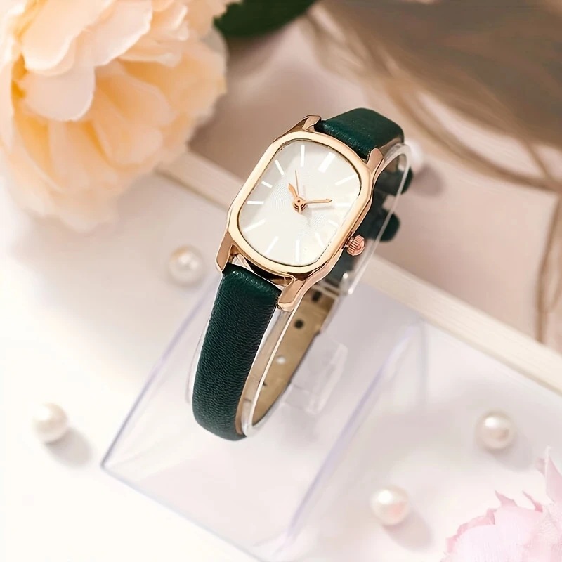 Đồng hồ đeo tay nữ cổ điển đơn giản hợp thời trang mới Đồng hồ đeo tay thạch anh
