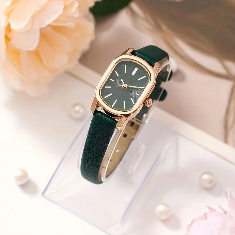 Đồng hồ đeo tay nữ cổ điển đơn giản hợp thời trang mới Đồng hồ đeo tay thạch anh
