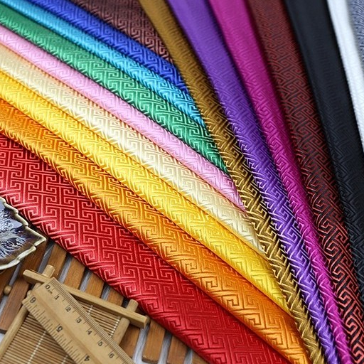 Phong Cách Trung Hoa Lụa Thổ Cẩm Satin Họa Tiết Vải DIY Đường Phù Hợp Với Áo Áo Áo Áo Liền Quần Áo Handmade Gối 50X75CM
