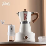 BINCOO Bộ máy pha cà phê gia đình Moka có máy xay cà phê thủ công Bộ cà phê Ý 3Cups / 6Cups — ảnh 4