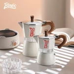 BINCOO Bộ máy pha cà phê gia đình Moka có máy xay cà phê thủ công Bộ cà phê Ý 3Cups / 6Cups — ảnh 5