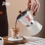 BINCOO Bộ máy pha cà phê gia đình Moka có máy xay cà phê thủ công Bộ cà phê Ý 3Cups / 6Cups — ảnh 2