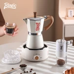 BINCOO Bộ máy pha cà phê gia đình Moka có máy xay cà phê thủ công Bộ cà phê Ý 3Cups / 6Cups — ảnh 8