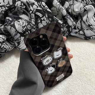 Ốp Điện Thoại 2 Trong 1 Người Bạn Dễ Thương Apple 17 / 16 iPhone 15 Pro Max Phim Mới 14 / 13 Sáng Tạo 12 / 11 Pro Max 7 / 8 Plus Ốp Điện Thoại Bóng Hai Lớp