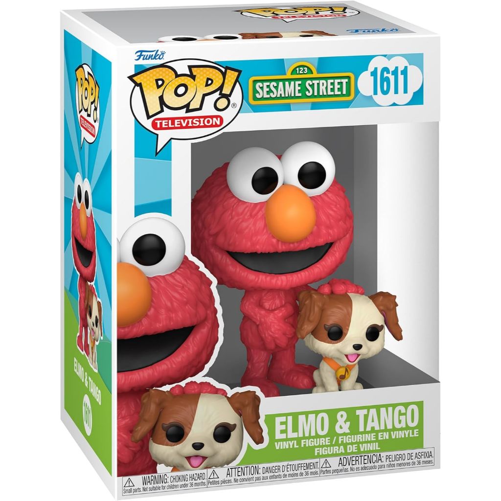 Funko POP TV: Sesame Street - Elmo & Tango - Hình mô hình nhân vật Vinyl sưu tập dành cho người sưu tập và màn hình