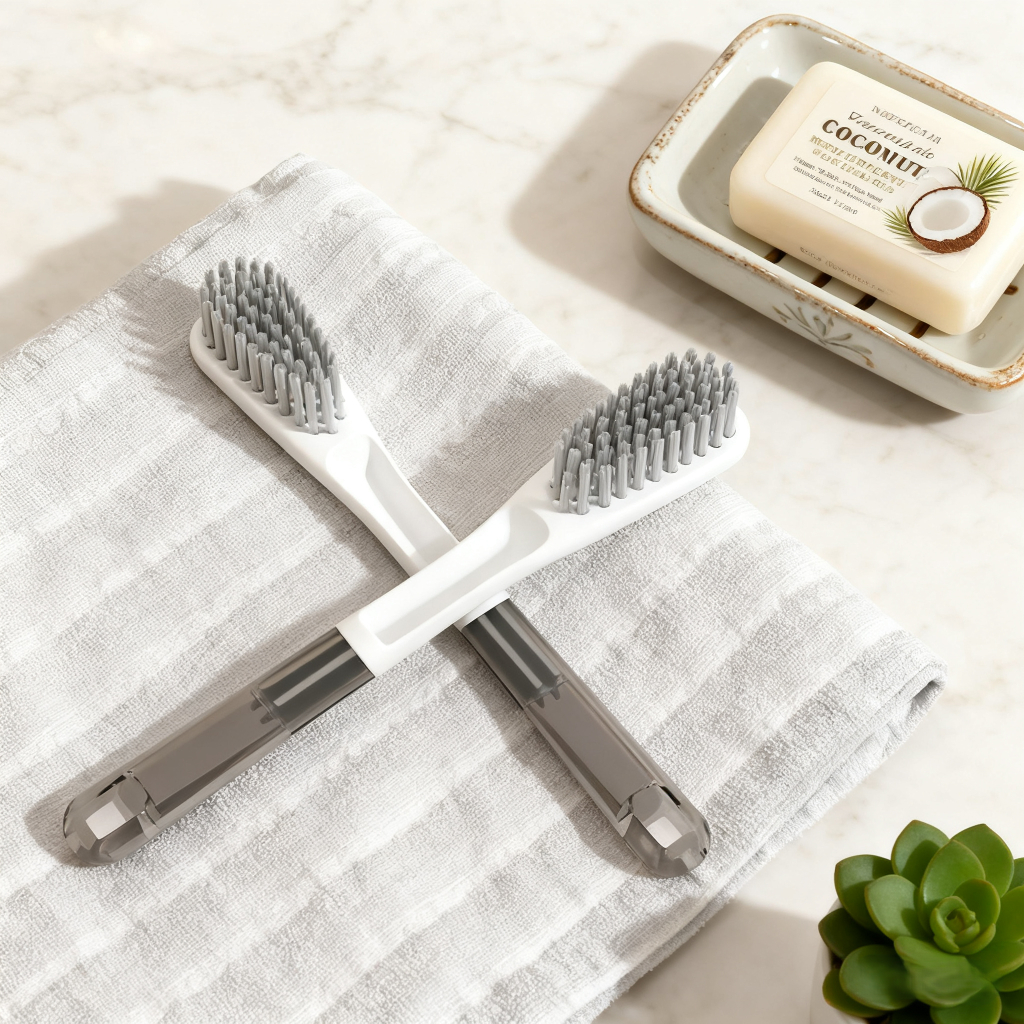 Bán Giày Gia Đình Bàn Chải Giặt Tóc Mềm Tay Cầm Dài Không Làm Tổn Thương Giày Đa Năng Quần Áo Bàn Chải Vệ Sinh Dụng Cụ Tiện Dụng