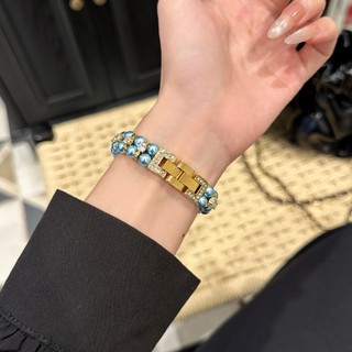 Dây đeo bằng thép không gỉ ngọc trai kim cương cho Apple Watch Ultra 46 / 44 / 40 / 49 / 45 / 41 / 42 / 38 / 45mm iwatch Series Ultra / 10 / 9 / 8 / 7 / 6 / 5 / 4 / 3 / 2 / 1 / SE