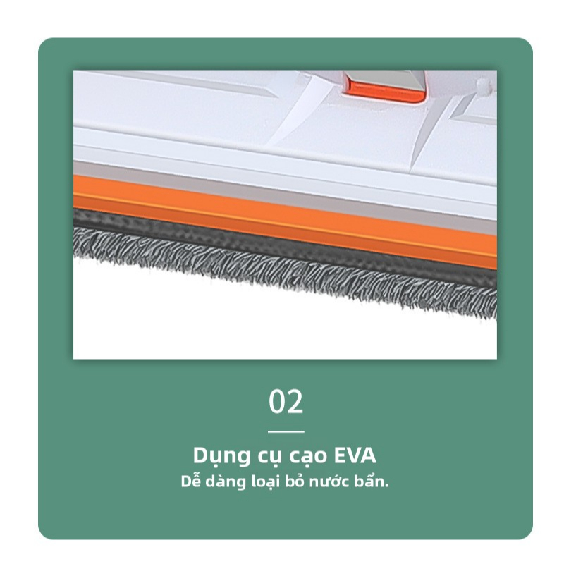 Chổi Lau Nhà Giặt Không Cần Tay Thần Kỳ - Khô Ướt 2 Trong 1 - Lau Sạch Hiệu Quả - Cho Người Lười