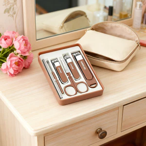 Bộ kéo móng cao cấp Bộ dụng cụ Đức - Kéo móng mỏ xiên chống bắn tán, dùng gia đình chải chân/đẹp móng