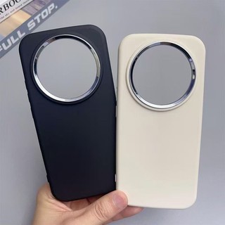 Ốp Điện Thoại Khung Bạc Thông X9c Smart Cho Honor X9b X9d 5G Vỏ TPU Chống Sốc Vỏ Bảo Vệ Ống Kính Máy Ảnh Ốp Lưng Màu Trơn