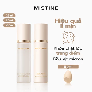 xịt khoá makeup Mistine xịt khoá nền 100ml/30ml/25ml Hiệu quả lì mịn