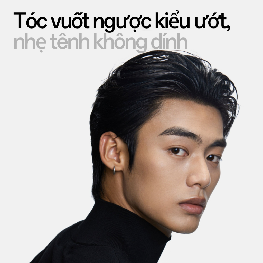 ApexFlow Số 4 Gel Tạo Kiểu Tóc - Hiệu Ứng Ướt 24H Khô Chậm Giữ Nếp Lâu, Chống Mồ Hôi Không Bết Dính