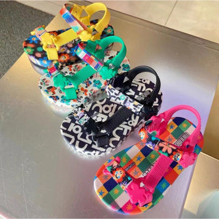 Melissa 2025 Phong Cách Mới Giày Sandal Trẻ Em Bé Trai Bé Gái Đế Mềm Mở Mũi Đi Biển