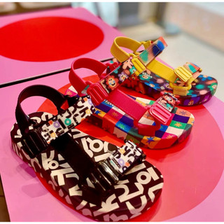 Melissa 2025 Phong Cách Mới Giày Sandal Trẻ Em Bé Trai Bé Gái Đế Mềm Mở Mũi Đi Biển